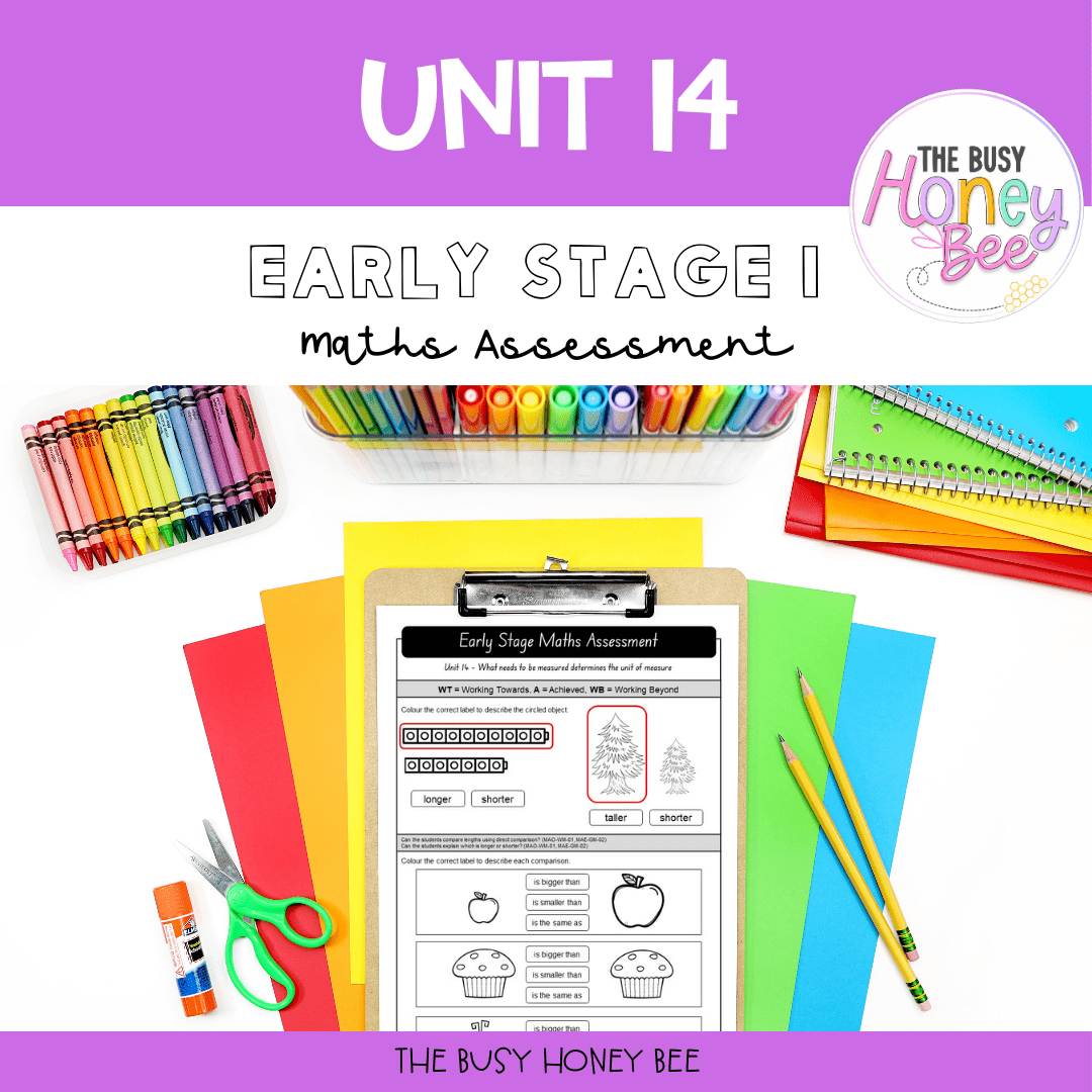Early Stage 1 Maths Assessment 14 - Assessment
