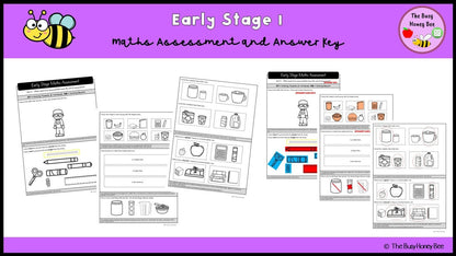 Early Stage 1 Maths Assessment 3 - Assessment