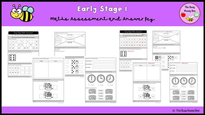 Early Stage 1 Maths Assessment 8 - Assessment