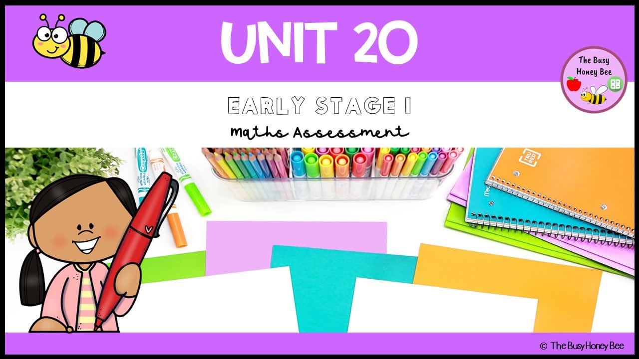 Early Stage 1 Maths Assessment Task 20 - Assessment