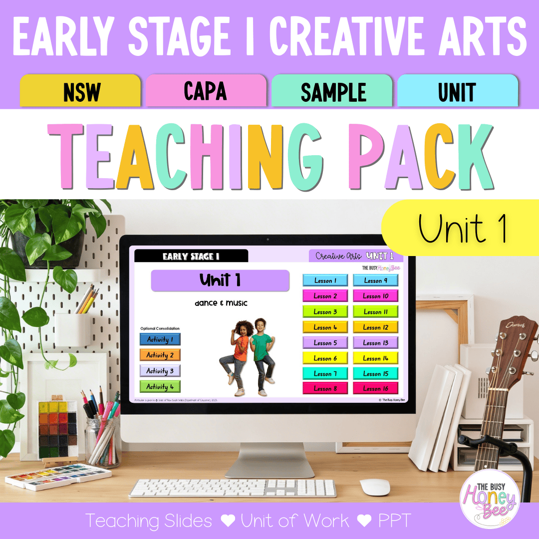 Early Stage 1 NSW Creative Arts Sample Unit 1 Teaching Pack - Teaching Bundle