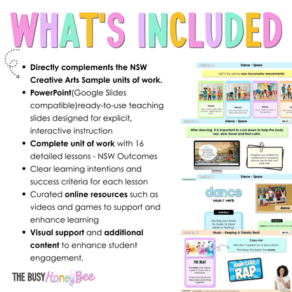 Early Stage 1 NSW Creative Arts Sample Unit 1 Teaching Pack - Teaching Bundle