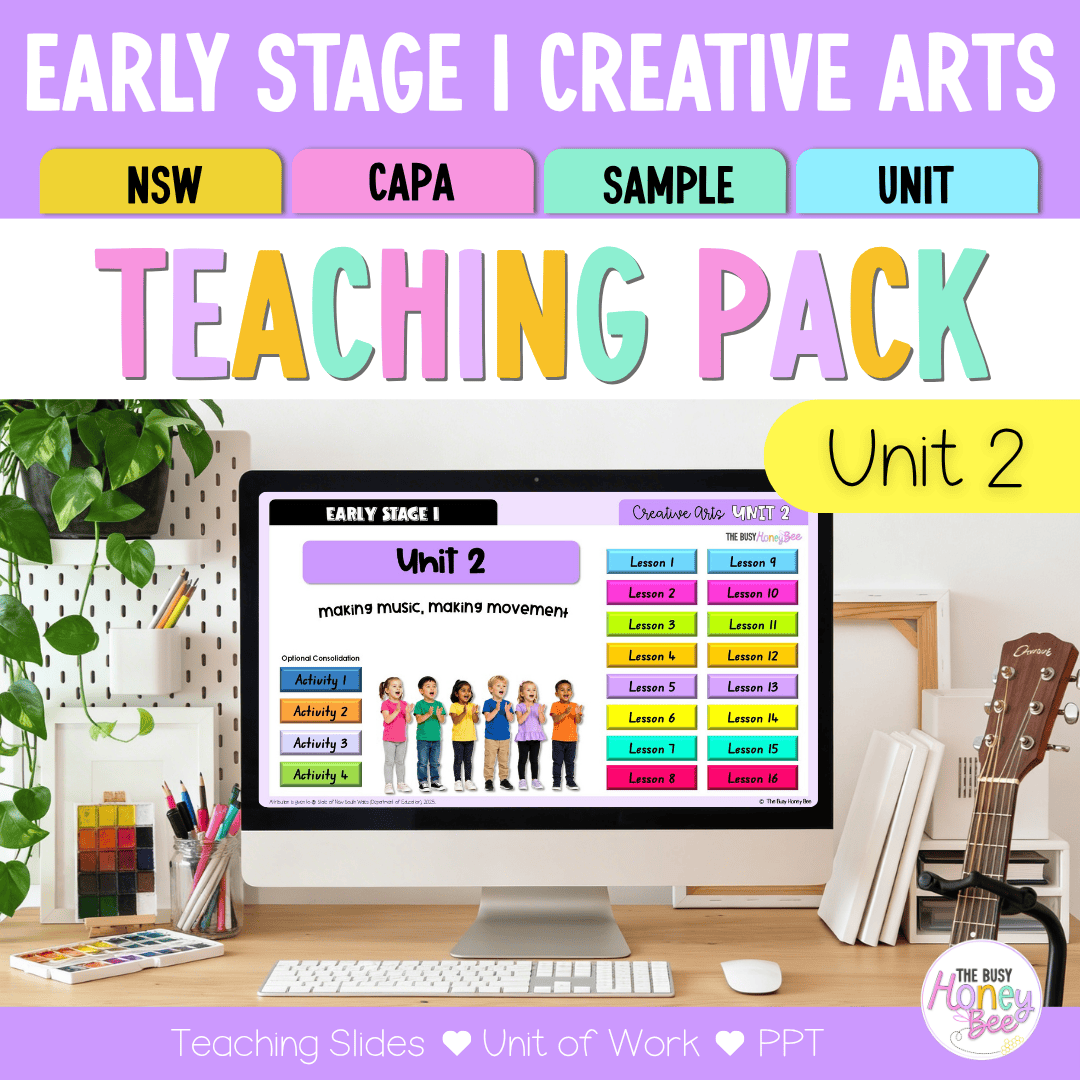 Early Stage 1 NSW Creative Arts Sample Unit 2 Teaching Pack - Teaching Bundle