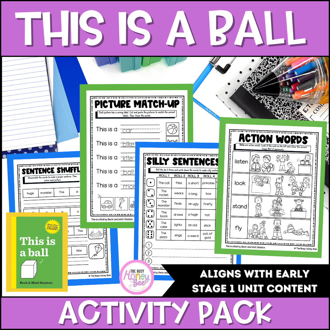 Early Stage 1 NSW English Activity Pack ULTIMATE Mega Bundle 2026 - Activity Pack