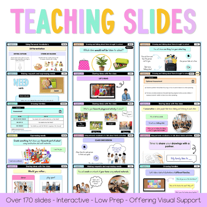 Early Stage 1 NSW English Teaching Slides UNIT 1 Starting School 2026 -