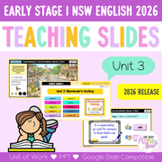 Early Stage 1 NSW English Teaching Slides UNIT 3 Alexander's Outing 2026 -