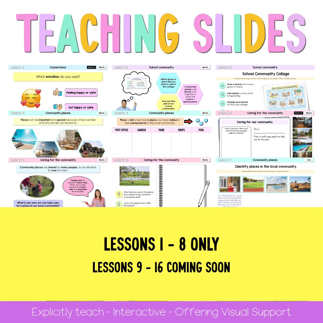 Early Stage 1 NSW HSIE Sample Unit 2 Teaching Pack - Teaching Bundle