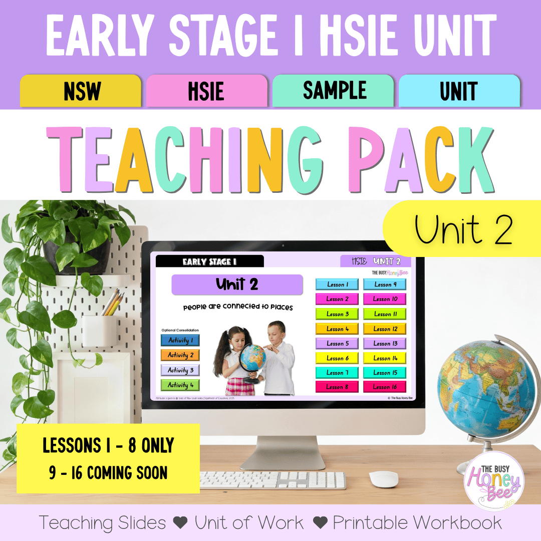 Early Stage 1 NSW HSIE Sample Unit 2 Teaching Pack - Teaching Bundle