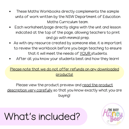 Early Stage 1 NSW Maths Workbook ULTIMATE Mega Bundle - Workbook | Worksheets