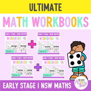Early Stage 1 NSW Maths Workbook ULTIMATE Mega Bundle - Workbook | Worksheets