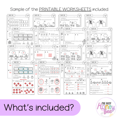 Early Stage 1 NSW Maths Worksheets Unit 20 - Workbook | Worksheets