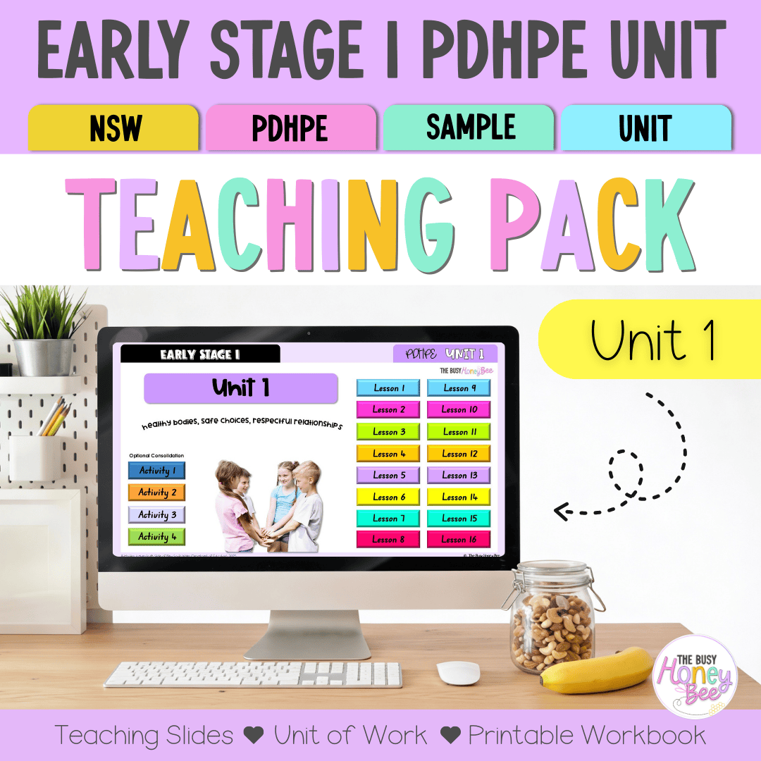 Early Stage 1 NSW PDHPE Sample Unit 1 Teaching Pack - Teaching Bundle