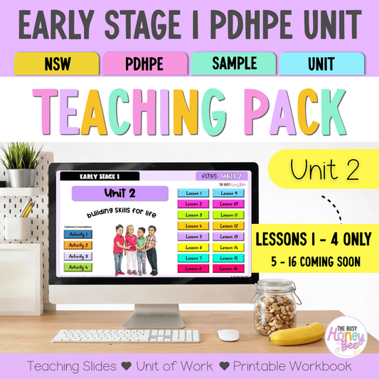 Early Stage 1 NSW PDHPE Sample Unit 2 Teaching Pack - Teaching Bundle
