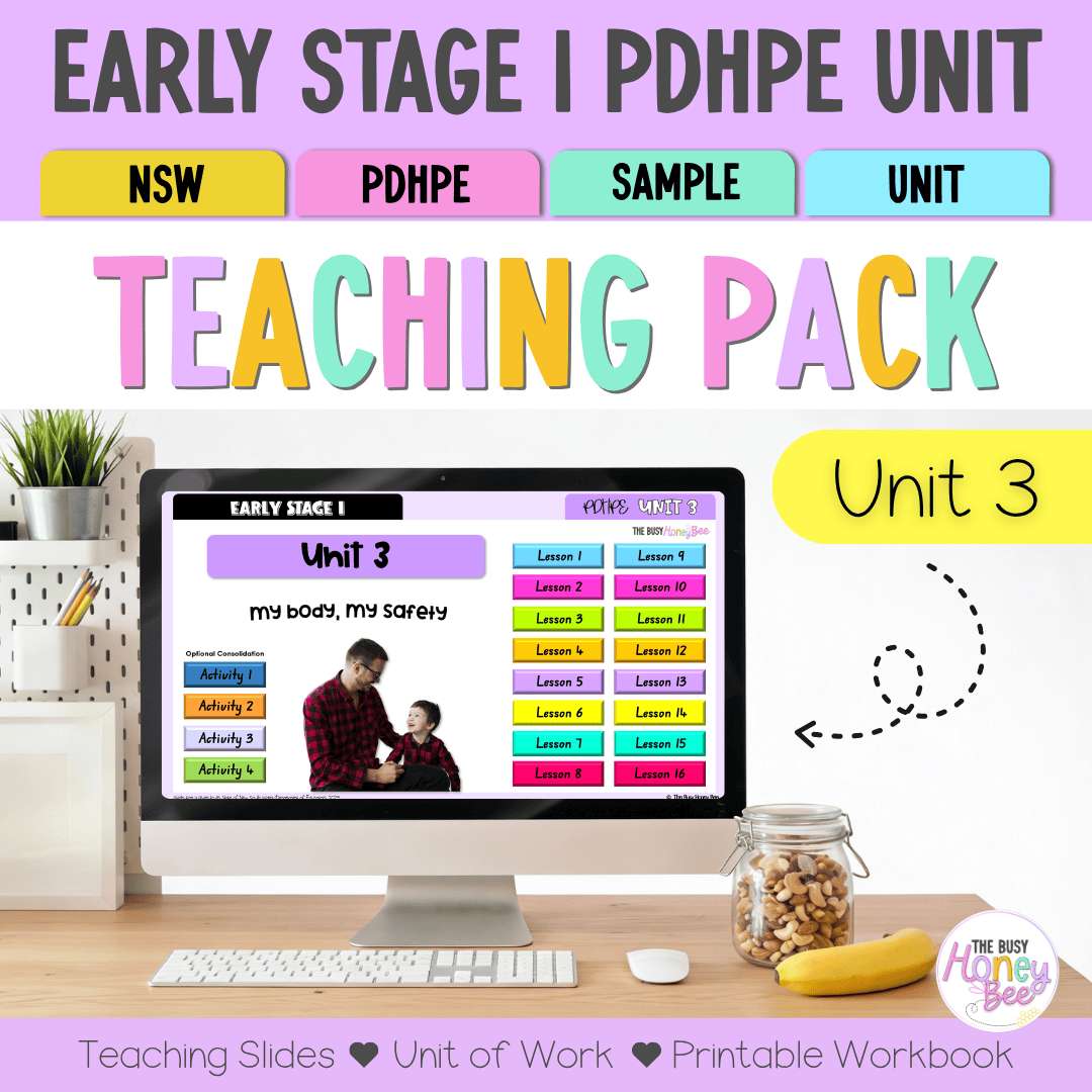 Early Stage 1 NSW PDHPE Sample Unit 3 Teaching Pack - Teaching Bundle