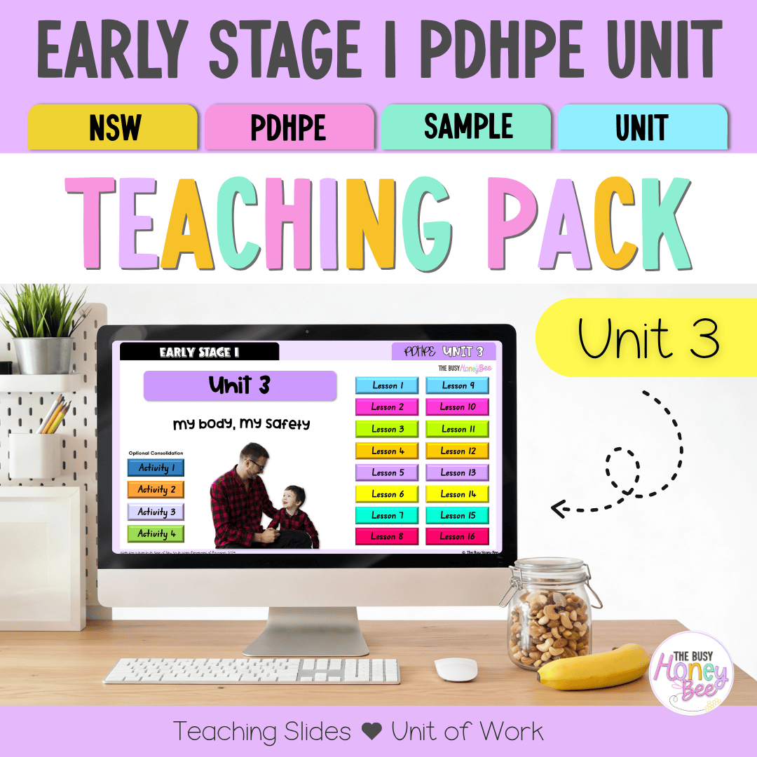 Early Stage 1 NSW PDHPE Sample Unit 3 Teaching Pack - Teaching Bundle