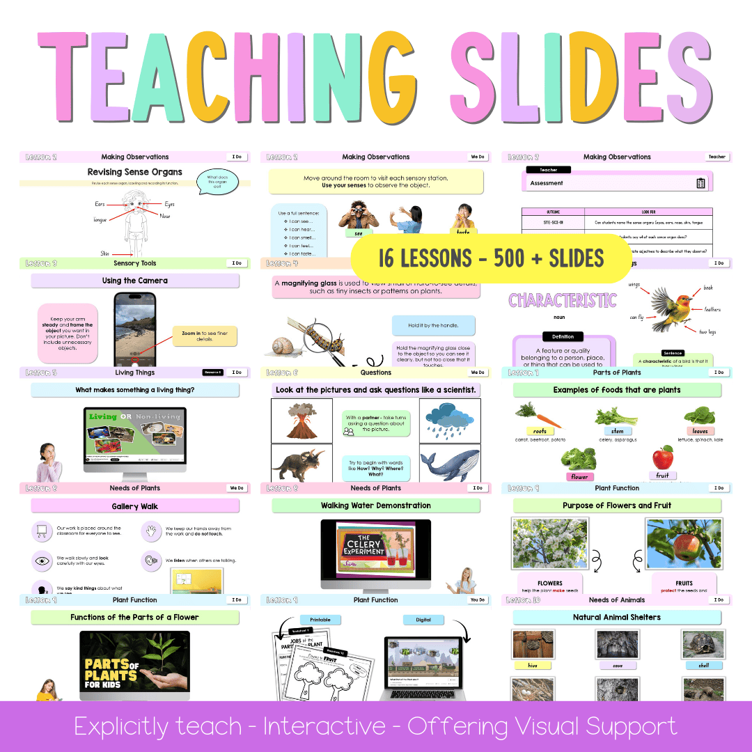 Early Stage 1 NSW Science Sample Unit 1 Teaching Pack - Teaching Bundle