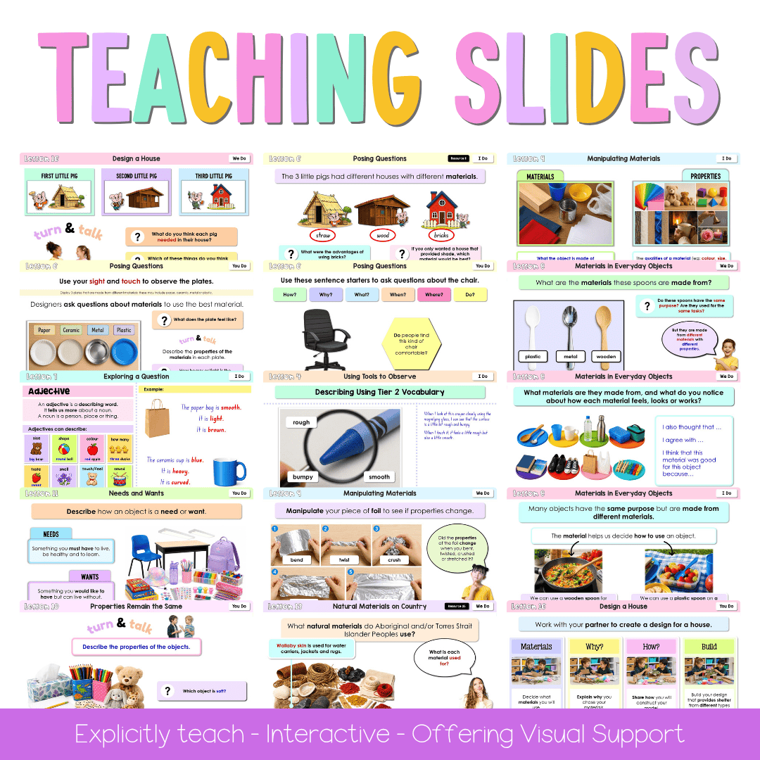 Early Stage 1 NSW Science Sample Unit 2 Teaching Pack 2026 - Teaching Bundle