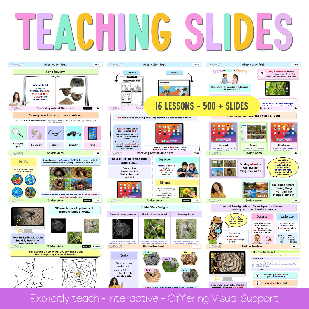 Early Stage 1 NSW Science Sample Unit 3 Teaching Pack 2026 - Teaching Bundle