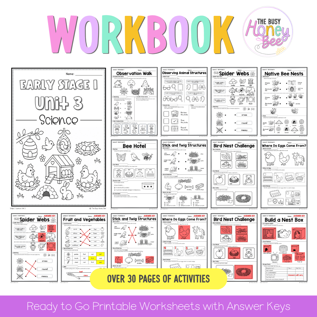 Early Stage 1 NSW Science Sample Unit 3 Teaching Pack 2026 - Teaching Bundle