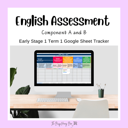 Early Stage 1 NSW Term 1 English Assessment Overview Google Sheet - Assessment