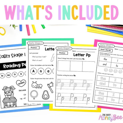 Early Stage 1 Reading Pod 1 - S A T I P - Teaching Bundle