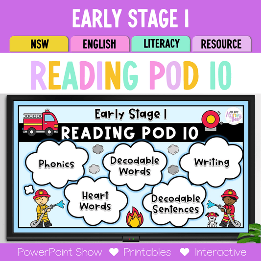 Early Stage 1 Reading Pod 10 - y, igh, j - Teaching Bundle