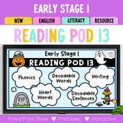 Early Stage 1 Reading Pod 13 - a-e, i-e, u-e, e-e, o-e - Teaching Bundle