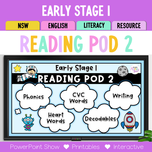 Early Stage 1 Reading Pod 2 - N D M - Teaching Bundle