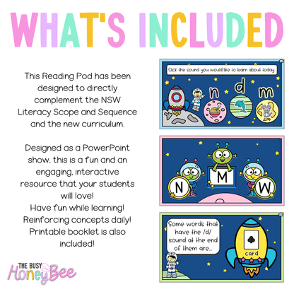 Early Stage 1 Reading Pod 2 - N D M - Teaching Bundle