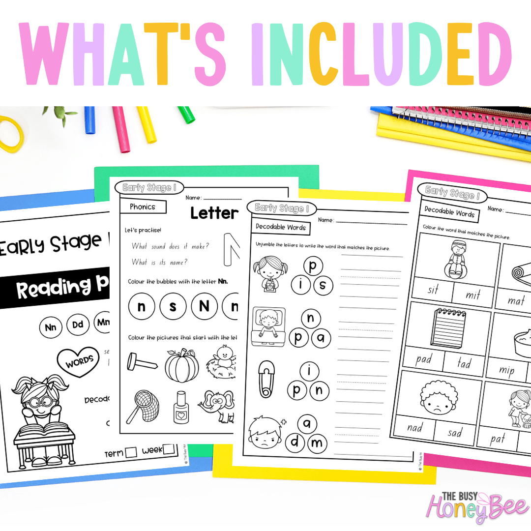 Early Stage 1 Reading Pod 2 - N D M - Teaching Bundle