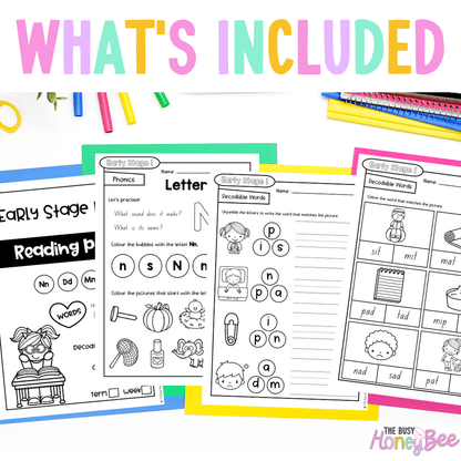 Early Stage 1 Reading Pod 2 - N D M - Teaching Bundle