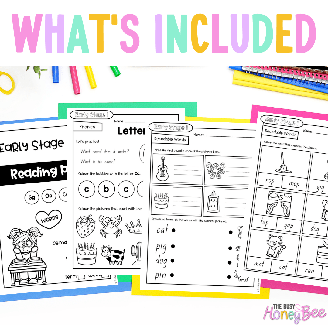 Early Stage 1 Reading Pod 3 - G O C - Teaching Bundle