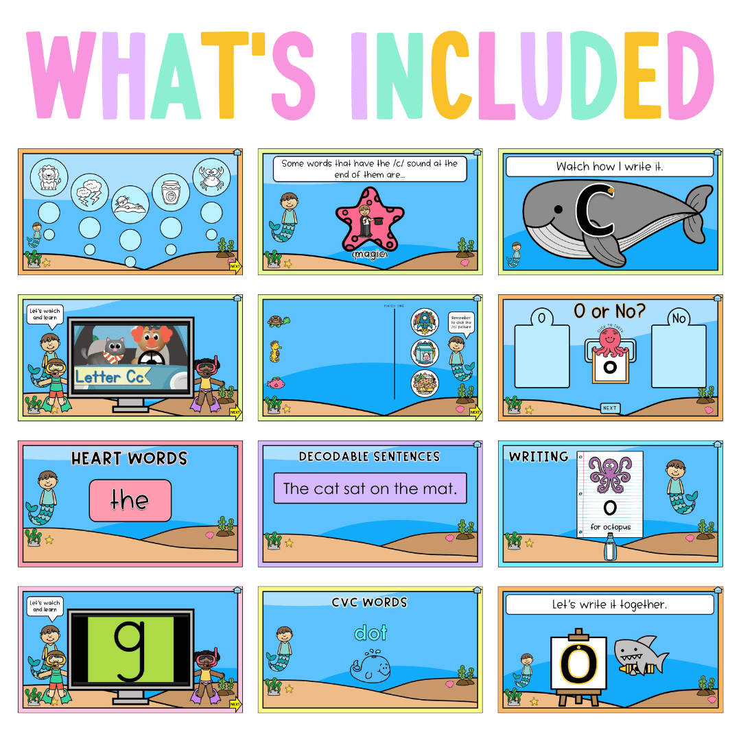 Early Stage 1 Reading Pod 3 - G O C - Teaching Bundle