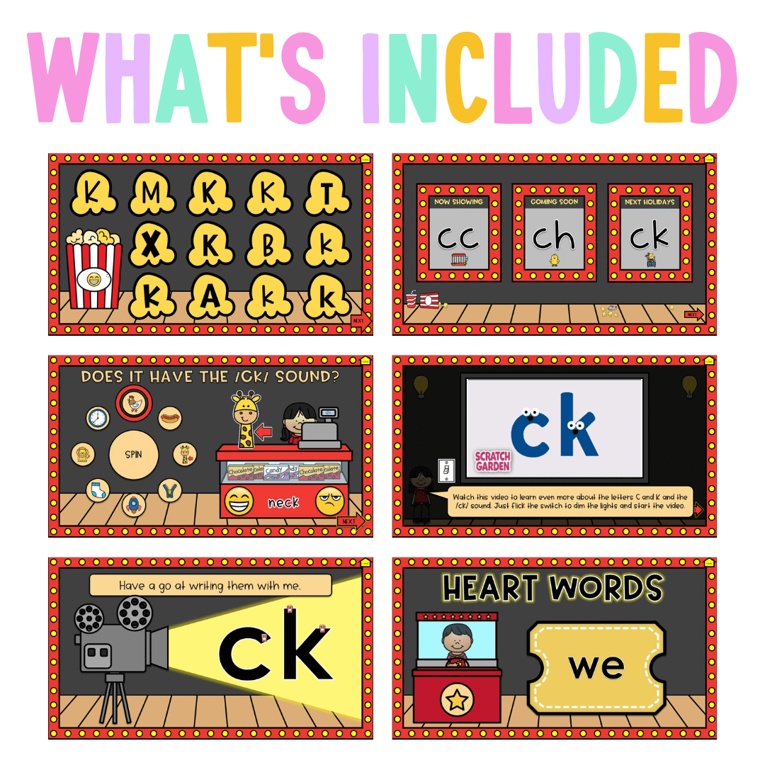 Early Stage 1 Reading Pod 4 - K, CK - Teaching Bundle