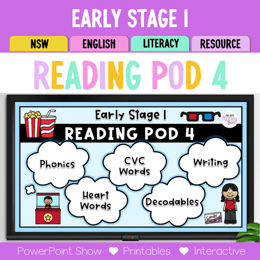 Early Stage 1 Reading Pod 4 - K, CK - Teaching Bundle