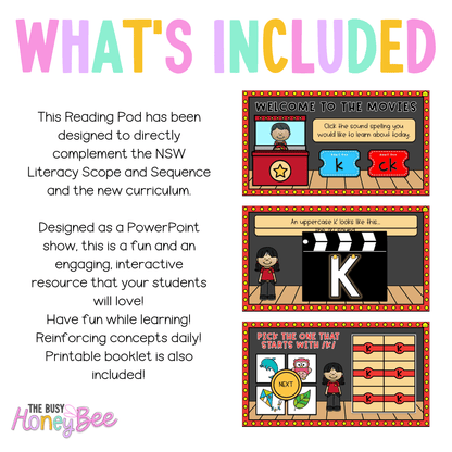 Early Stage 1 Reading Pod 4 - K, CK - Teaching Bundle