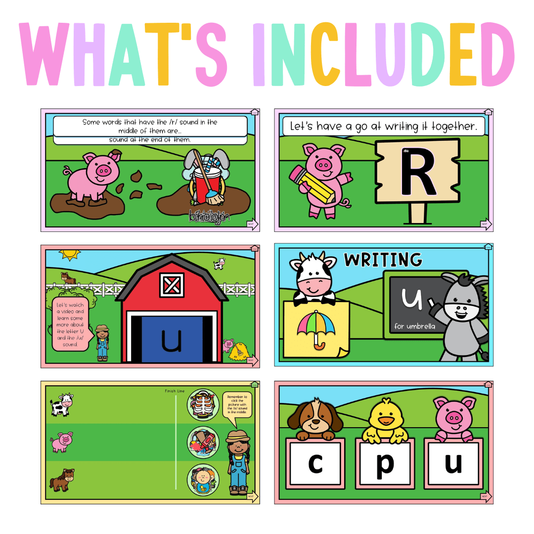 Early Stage 1 Reading Pod 5 - E, U, R - Teaching Bundle