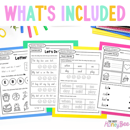 Early Stage 1 Reading Pod 6 - H, B - Teaching Bundle