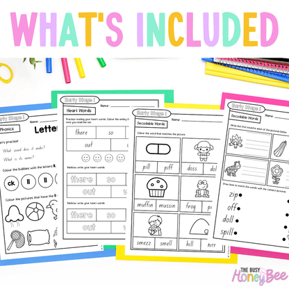 Early Stage 1 Reading Pod 7 - f, ff, l/ll, ss, z/zz - Teaching Bundle