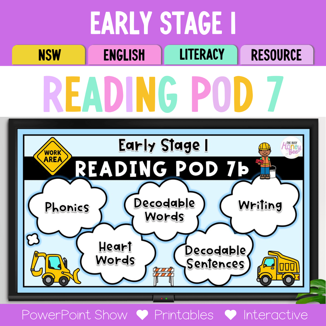 Early Stage 1 Reading Pod 7 - f, ff, l/ll, ss, z/zz - Teaching Bundle