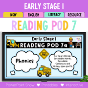 Early Stage 1 Reading Pod 7 - f, ff, l/ll, ss, z/zz - Teaching Bundle