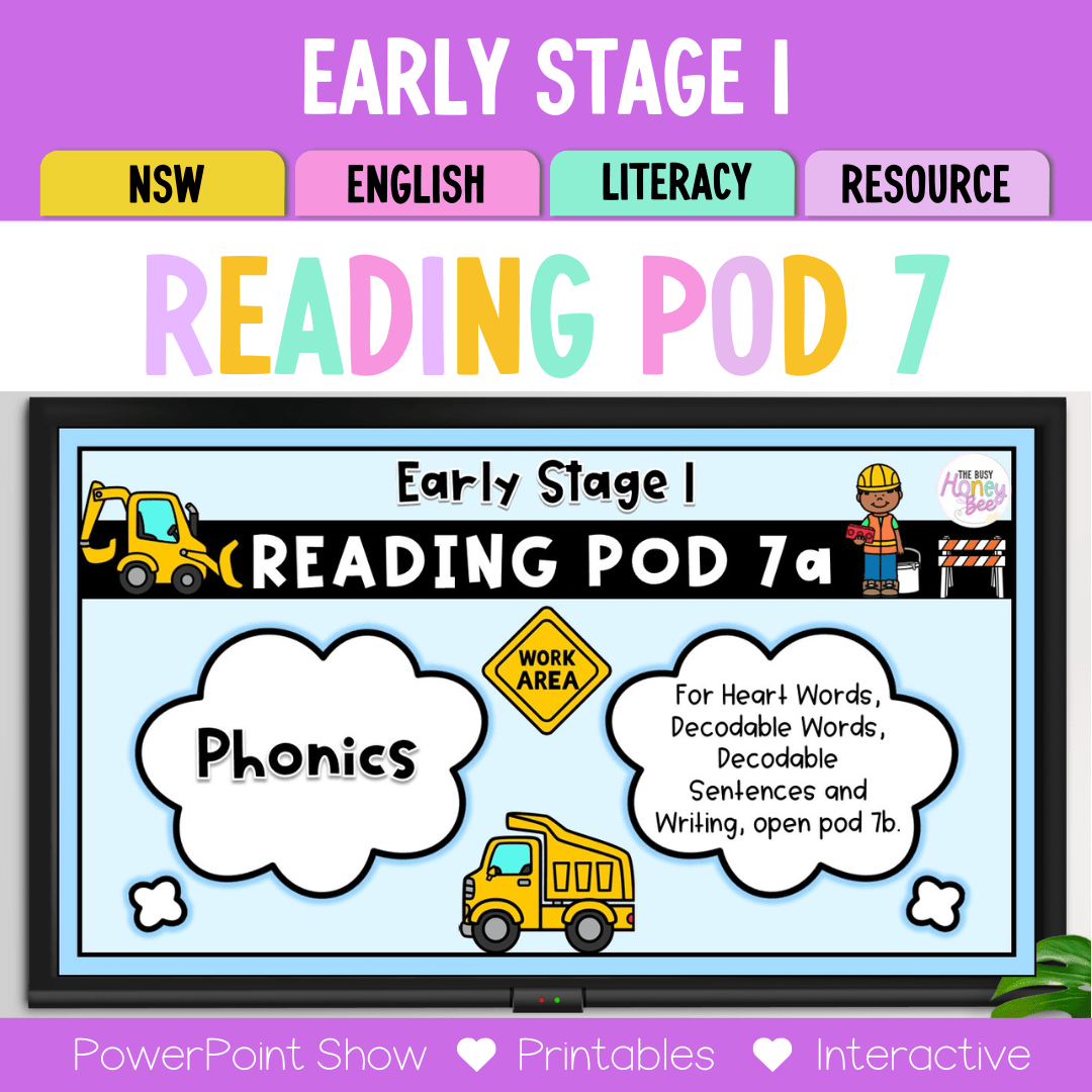 Early Stage 1 Reading Pod 7 - f, ff, l/ll, ss, z/zz - Teaching Bundle