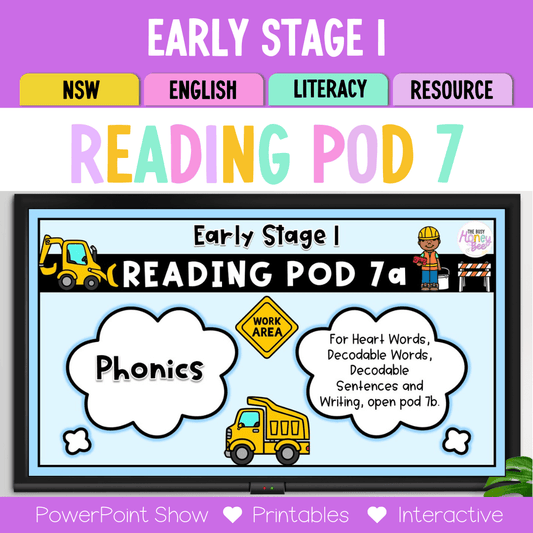 Early Stage 1 Reading Pod 7 - f, ff, l/ll, ss, z/zz - Teaching Bundle