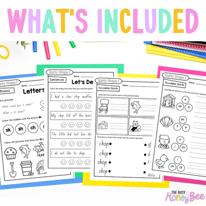 Early Stage 1 Reading Pod 8 - sh, ch - Teaching Bundle