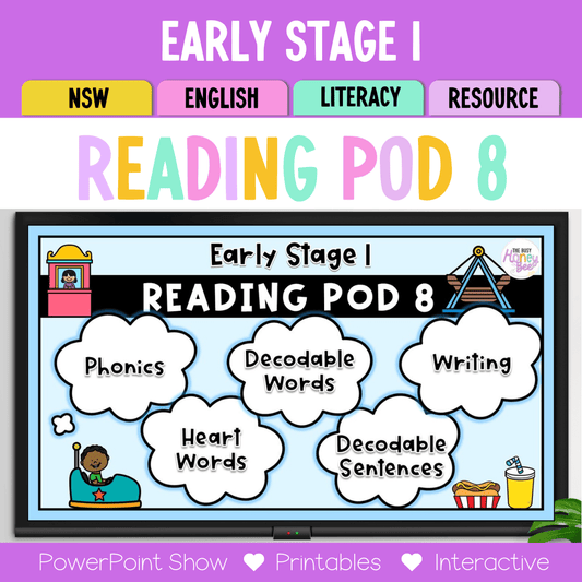 Early Stage 1 Reading Pod 8 - sh, ch - Teaching Bundle