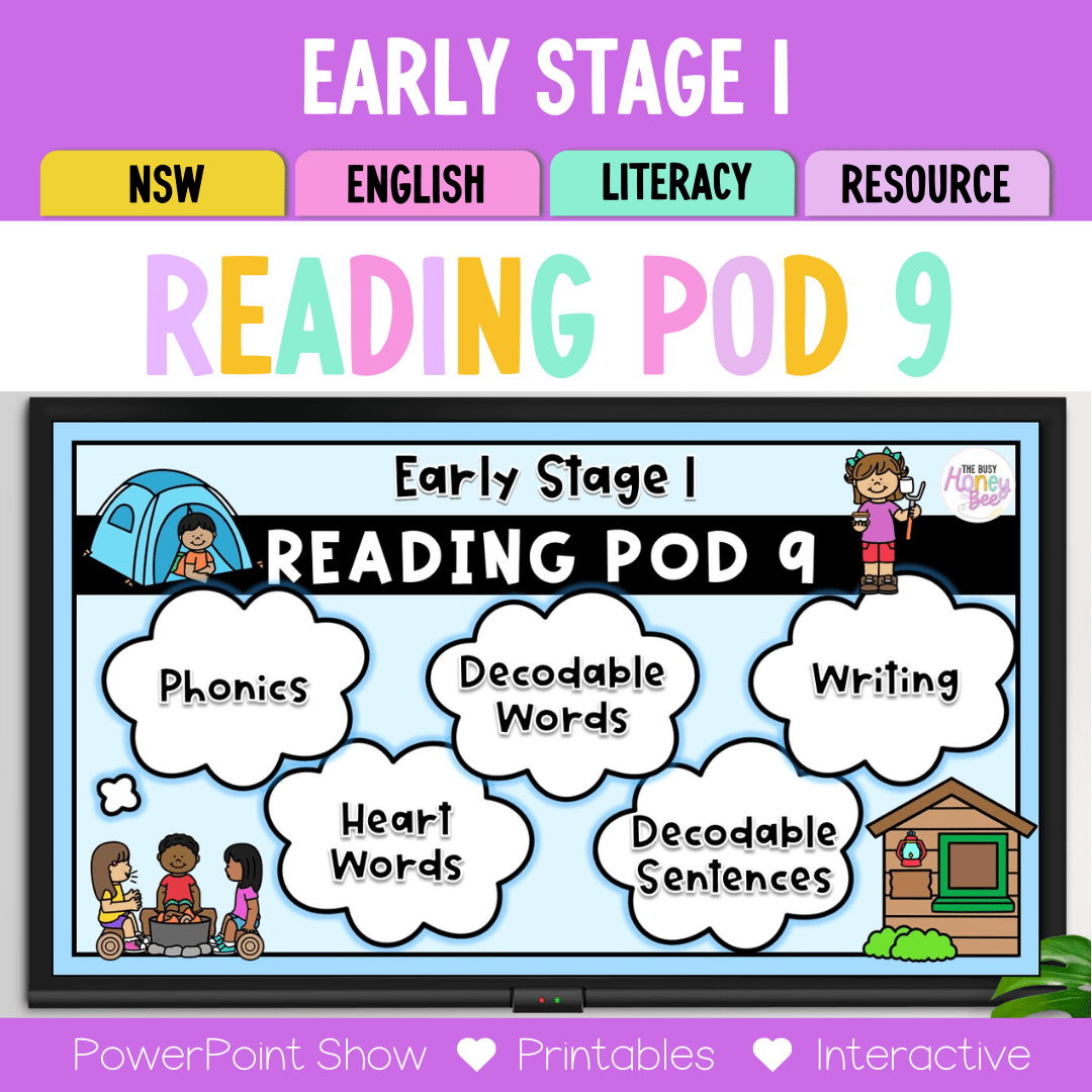 Early Stage 1 Reading Pod 9 - th, ng, Y - Teaching Bundle