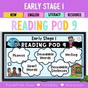 Early Stage 1 Reading Pod 9 - th, ng, Y - Teaching Bundle