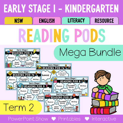 Early Stage 1 Reading Pod Term 2 Mega Bundle - Teaching Bundle