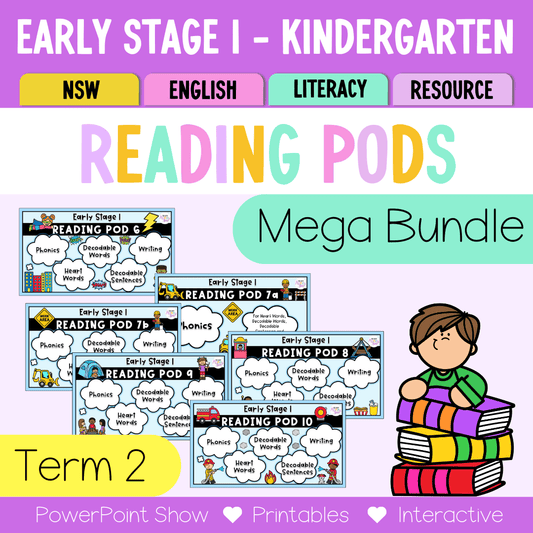 Early Stage 1 Reading Pod Term 2 Mega Bundle - Teaching Bundle