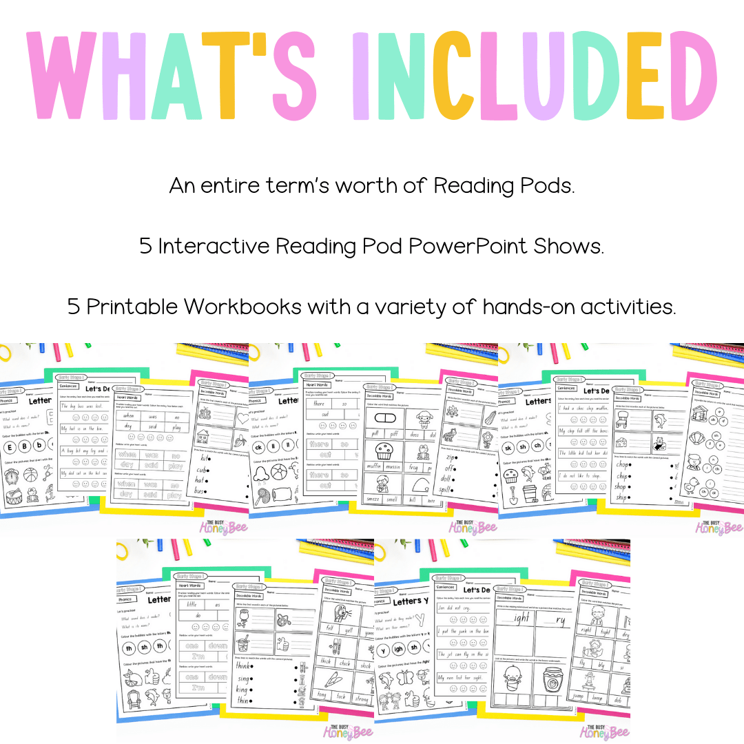 Early Stage 1 Reading Pod Term 2 Mega Bundle - Teaching Bundle